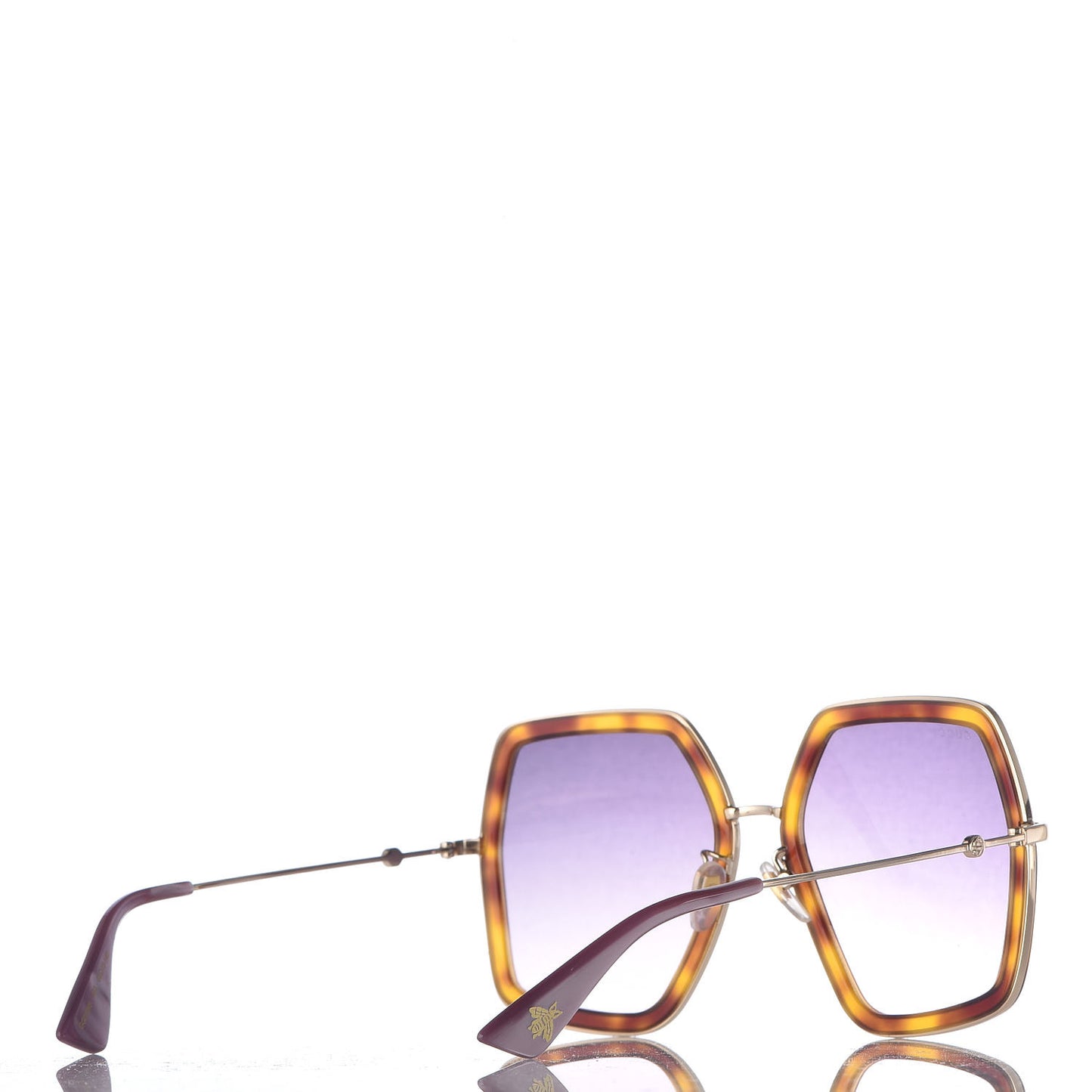 Square Frame GG0106S Sunglasses Tortoise