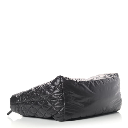 Chanel Nylon Quilted Large Coco Cocoon Tote Black 3 of 4