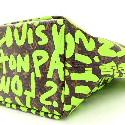Louis Vuitton Monogram Graffiti Neverfull GM Green 9 of 10