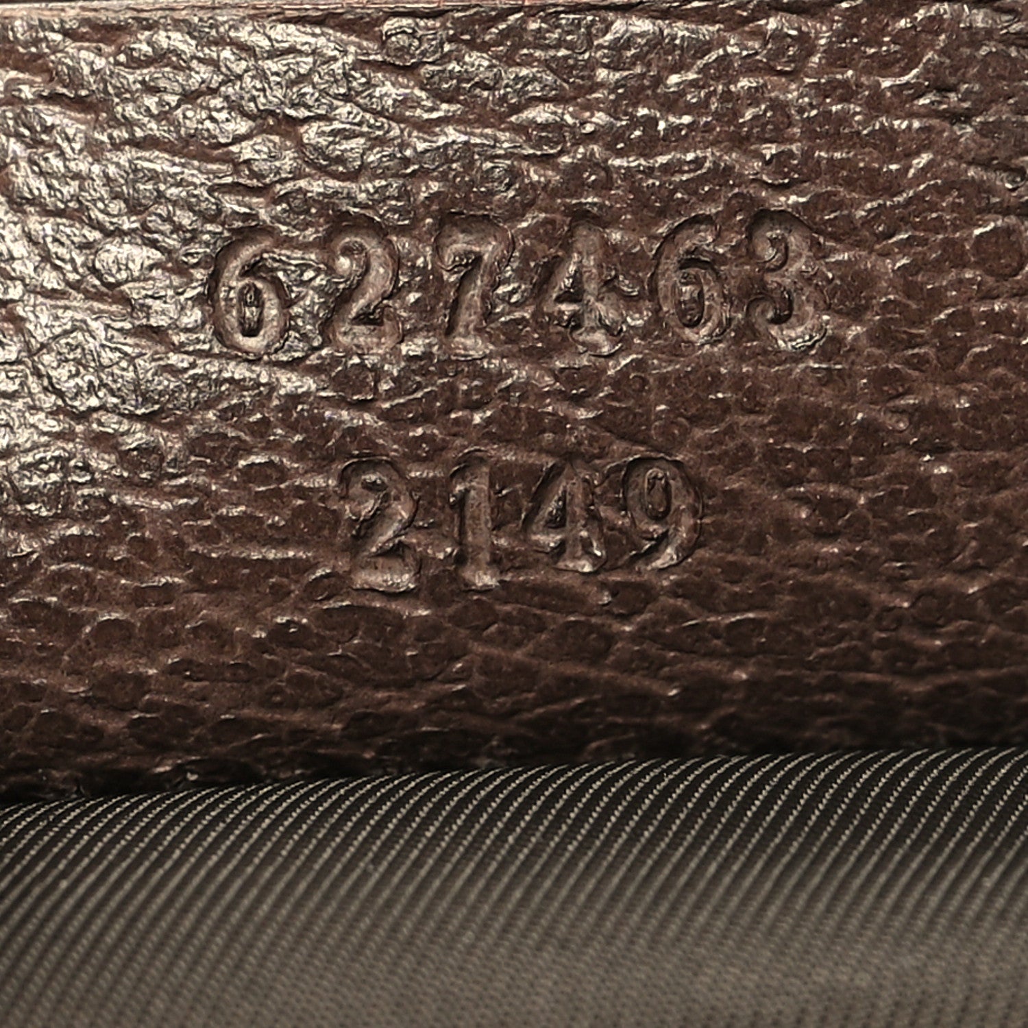 Gucci GG Supreme Monogram Textured Calfskin Web Ophidia Vanity Cosmetic Case Beige Ebony New Acero 7 of 12
