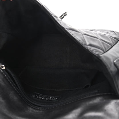Chanel Lambskin Quilted Messenger Bag Black 4 of 9