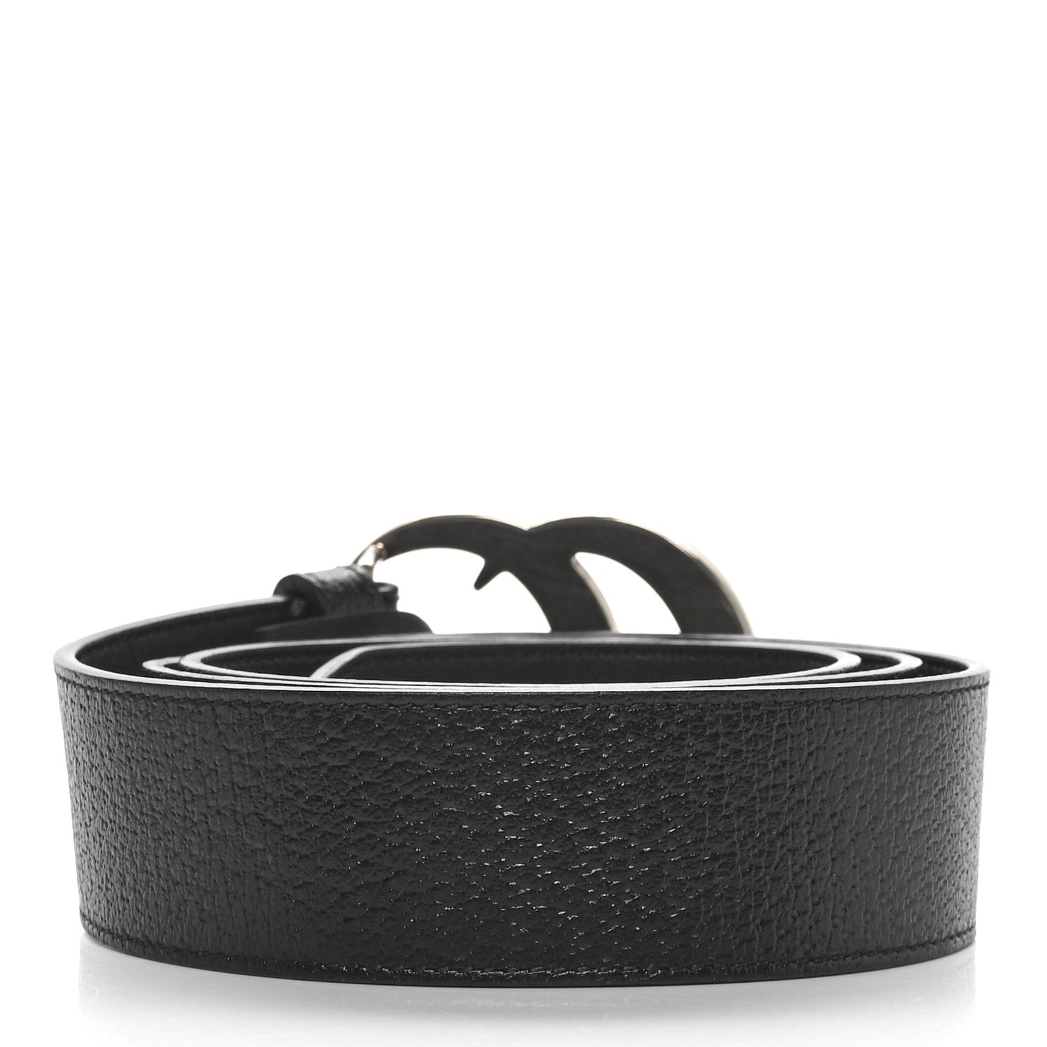 Gucci Textured Calfskin Double G 40mm Belt 95 38 Black 2 of 4