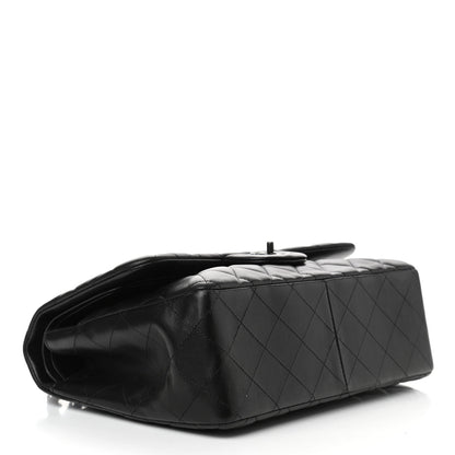 Chanel Lambskin Quilted Jumbo Double Flap So Black 4 of 16