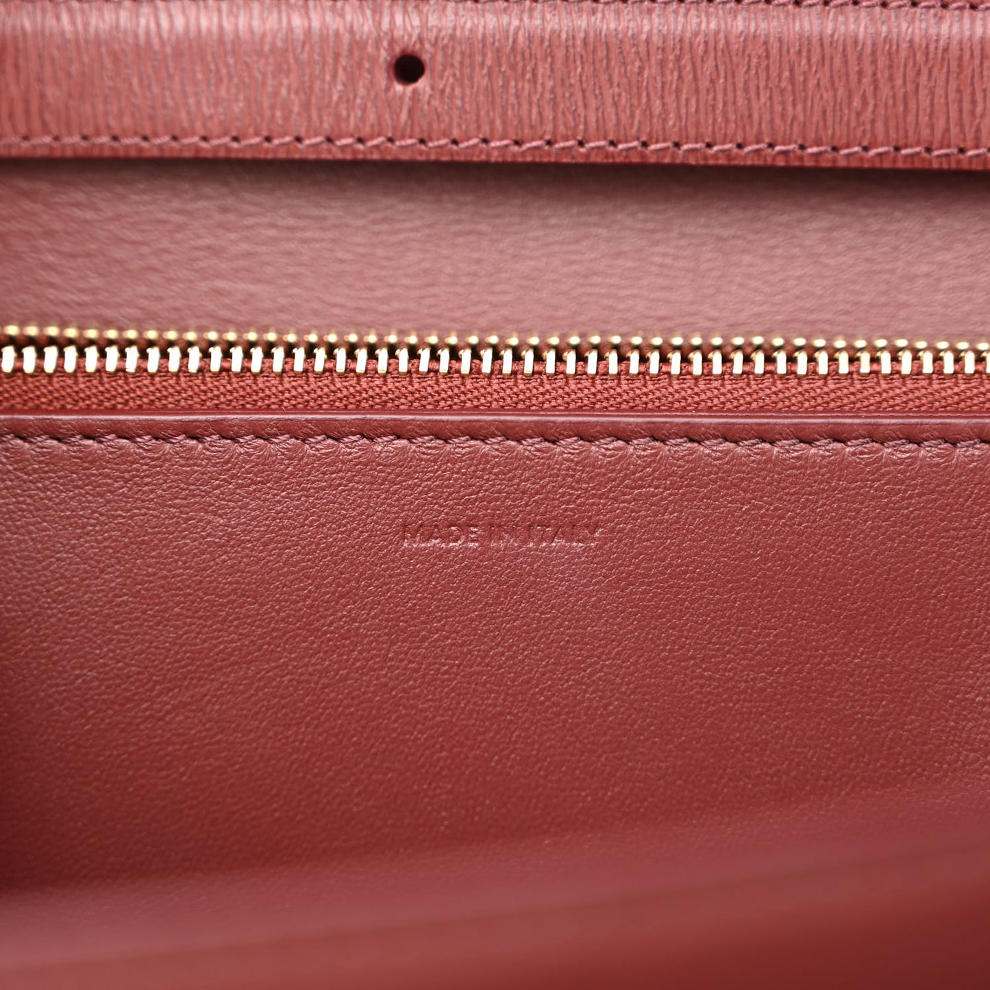 Liege Calfskin Medium Classic Box Flap Bag Burgundy