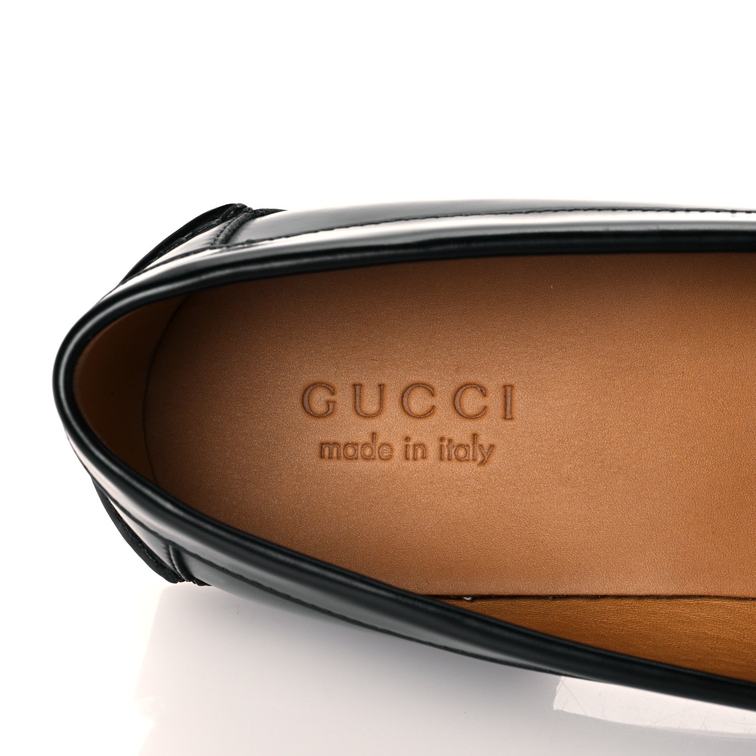 Gucci Calfskin Web Mens Interlocking GG Loafers 10.5 White Black 7 of 8