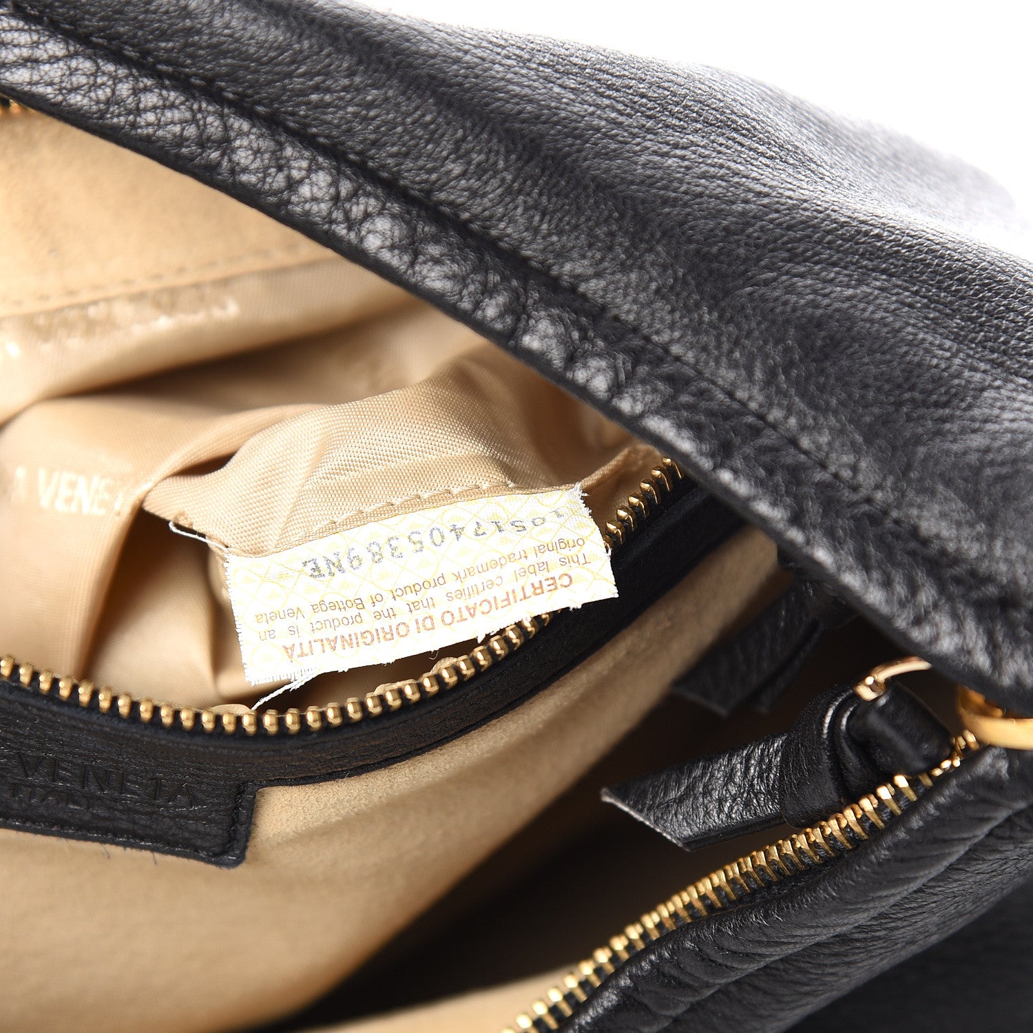 Bottega Veneta Cervo Braided Medium Veneta Hobo Black 7 of 9