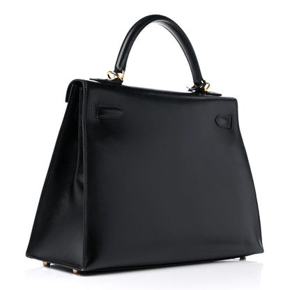 Hermes Box Kelly Sellier 32 Black 3 of 19
