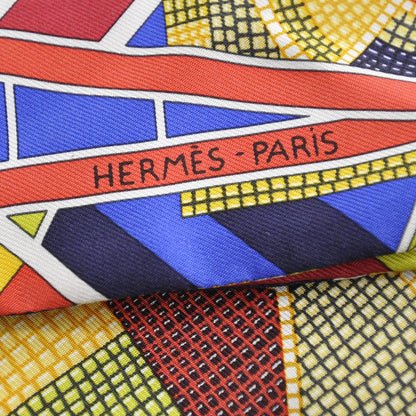 Hermes Silk L'Art Indien Des Plaines Twilly 4 of 6