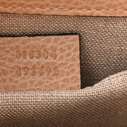 Gucci Dollar Calfskin Small Interlocking G Shoulder Bag Camelia 7 of 10