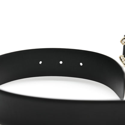Chanel Pearl Crystal Sparkling Pearls CC Belt 80 32 Black 5 of 7