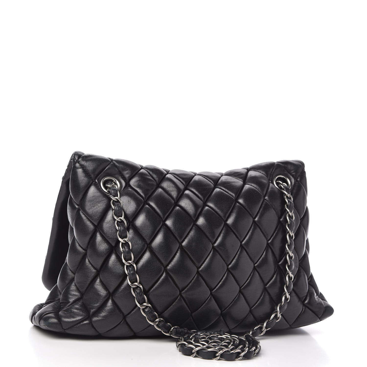 Chanel Lambskin Large New Bubble Flap Black 3 of 10