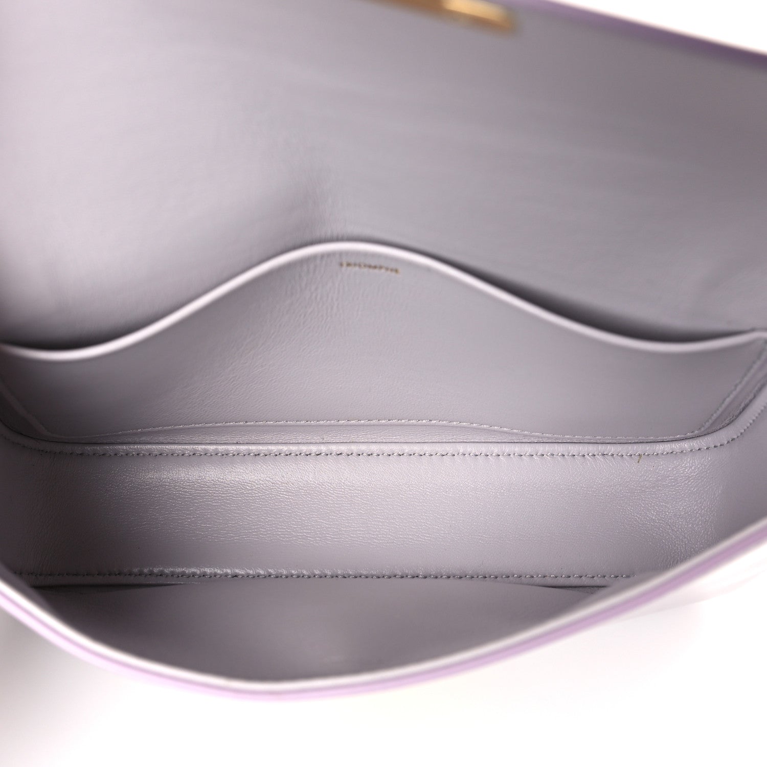 Celine Shiny Calfskin Triomphe Shoulder Bag Light Lilac 5 of 9
