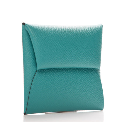 Hermes Epsom Bastia Coin Purse Bleu Paon 3 of 7