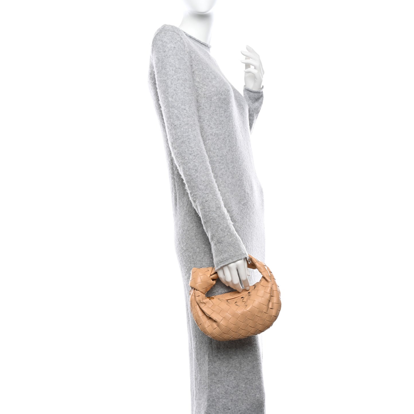 Nappa Intrecciato Mini Jodie Almond