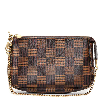 Louis Vuitton Damier Ebene Mini Pochette Accessories 1 of 7