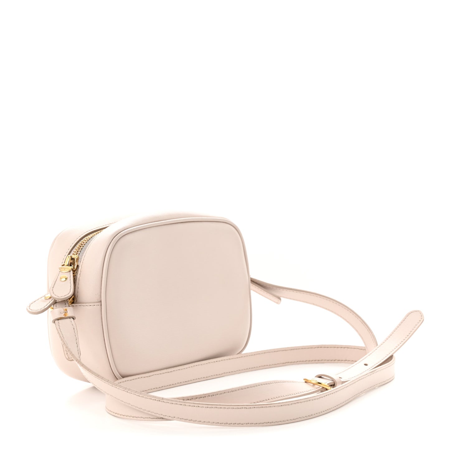 Calfskin City Goncho Crossbody Camera Bag New Bisque
