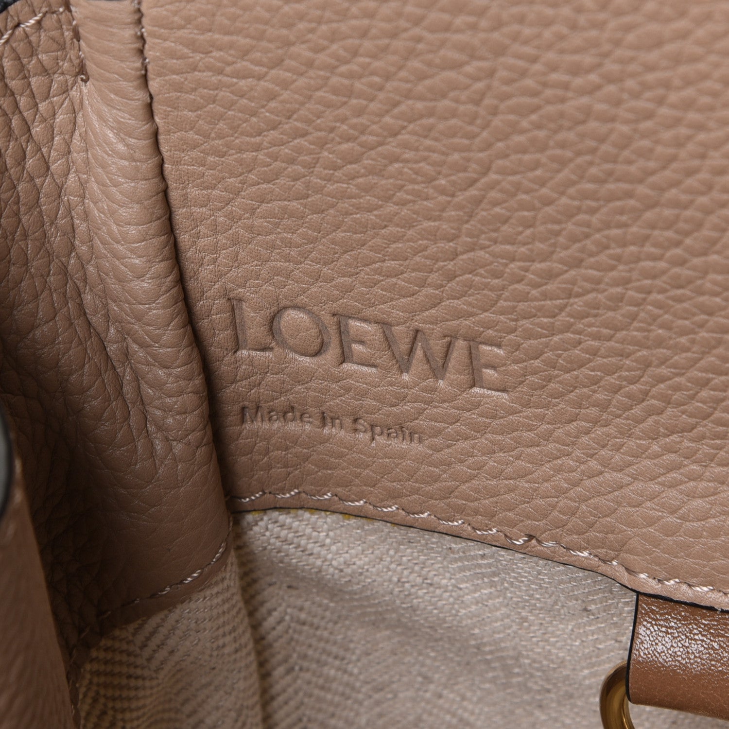 Loewe Calfskin Medium Hammock Shoulder Bag Sand Mink 7 of 7