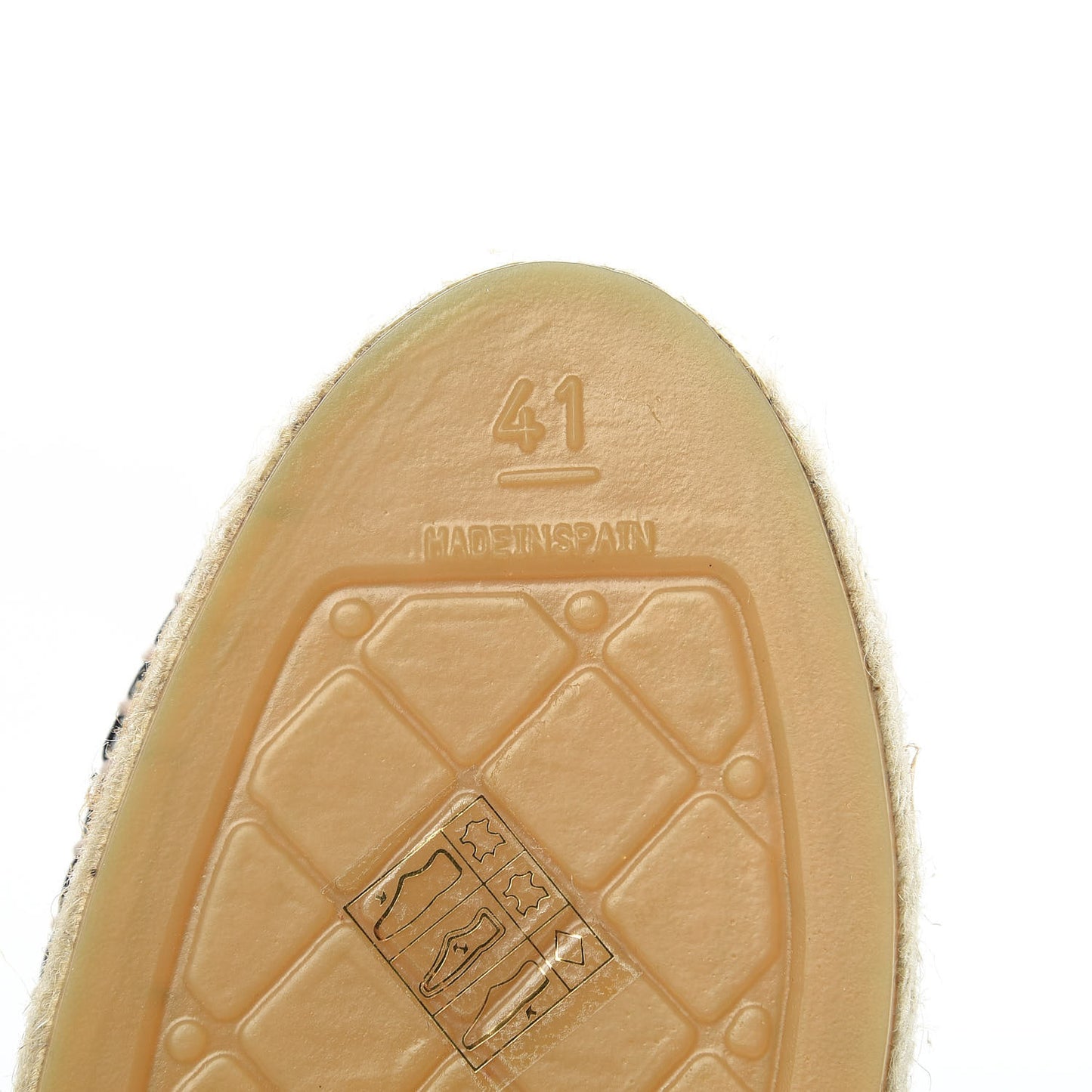 Lambskin CC Espadrilles 41 Black