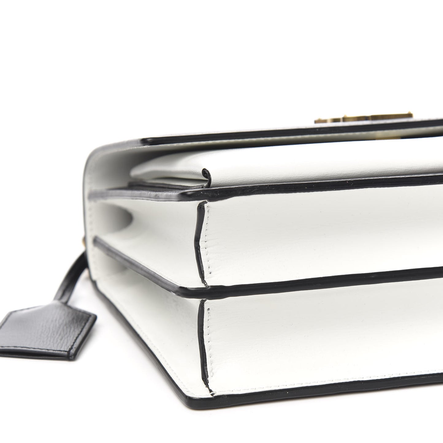 Calfskin Bi-Color Medium Monogram Sunset Black Pearl White