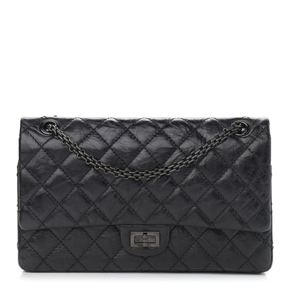 Chanel Aged Calfskin Quilted 2.55 Reissue 226 Flap So Black 1 of 10