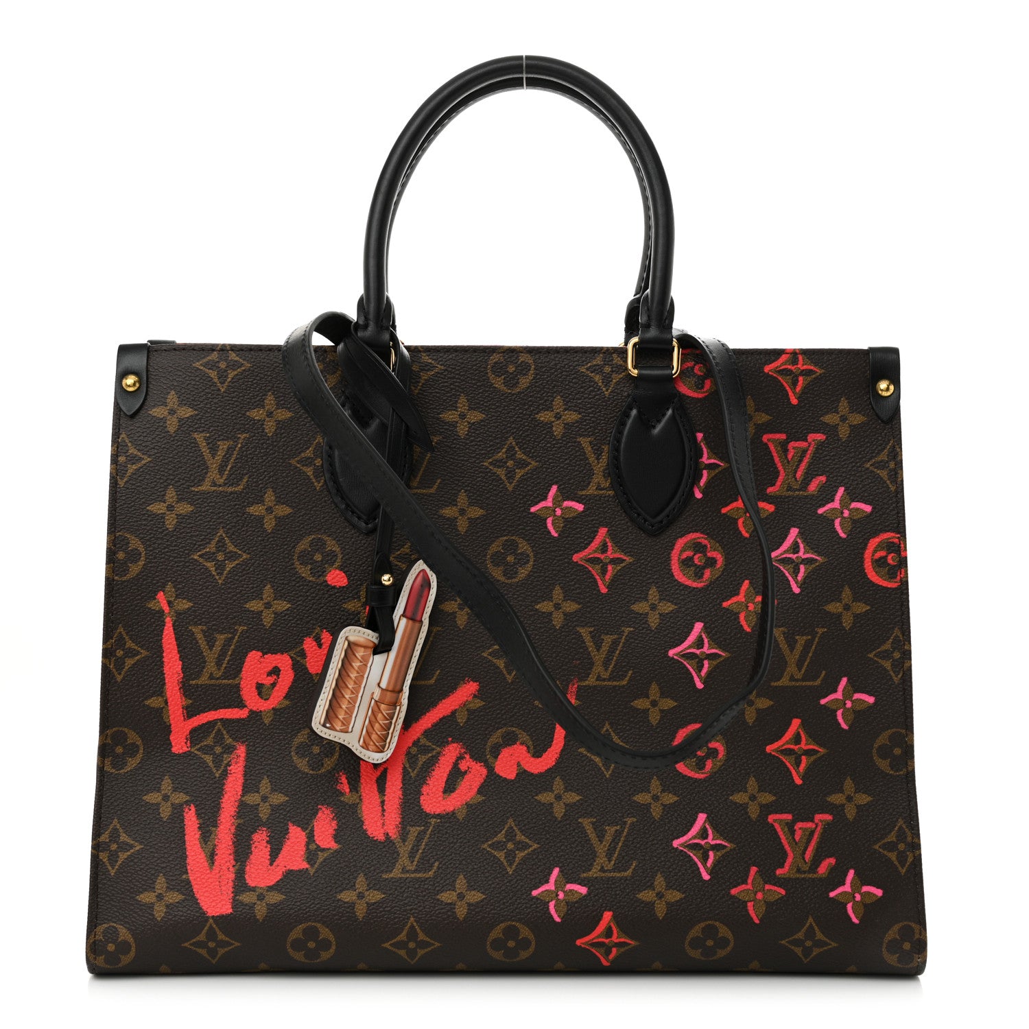 Louis Vuitton Monogram Fall In Love Onthego MM 1 of 10