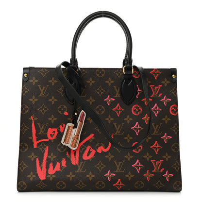 Louis Vuitton Monogram Fall In Love Onthego MM 1 of 10
