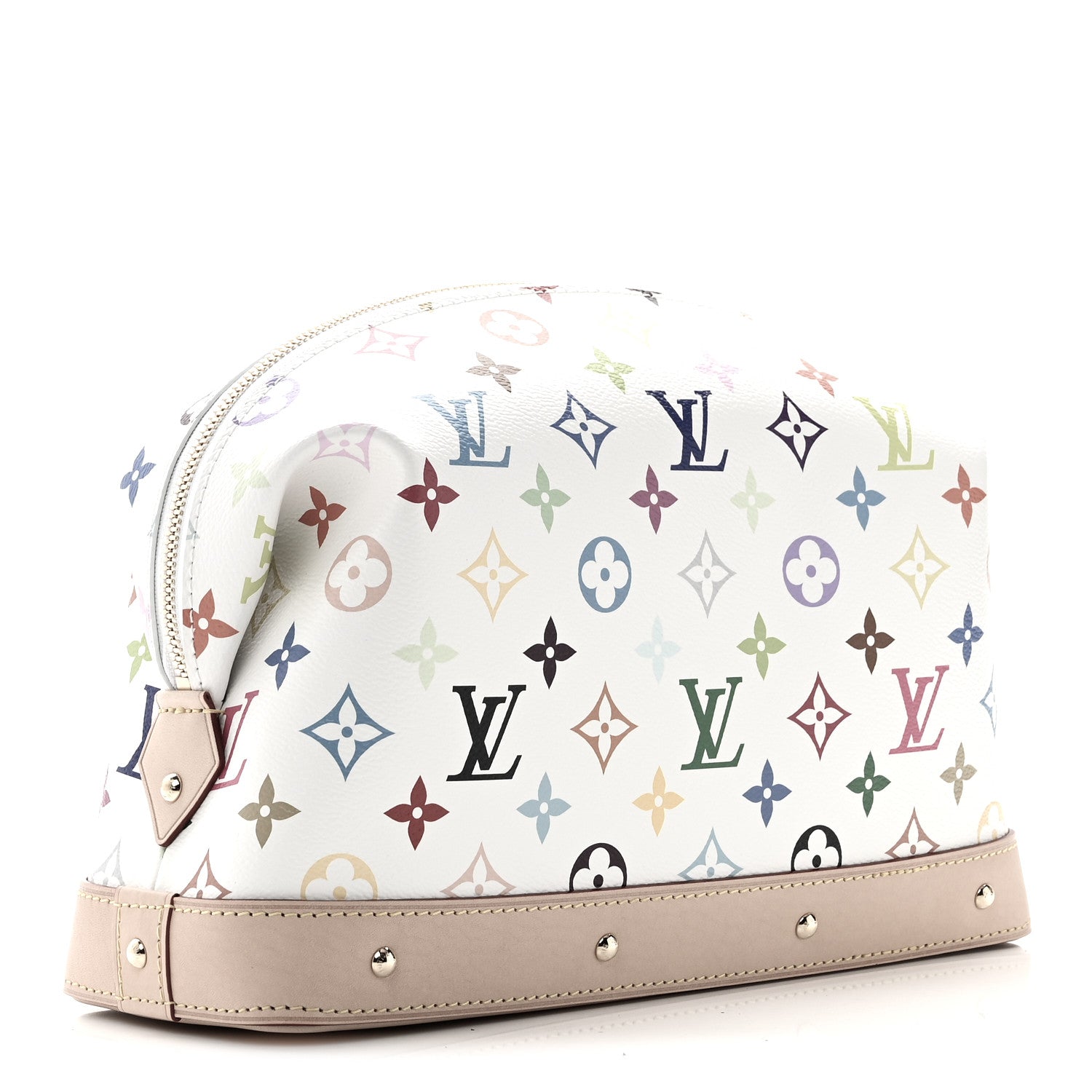 Louis Vuitton LV x TM Monogram Multicolor Cosmetic Pouch GM White 3 of 10