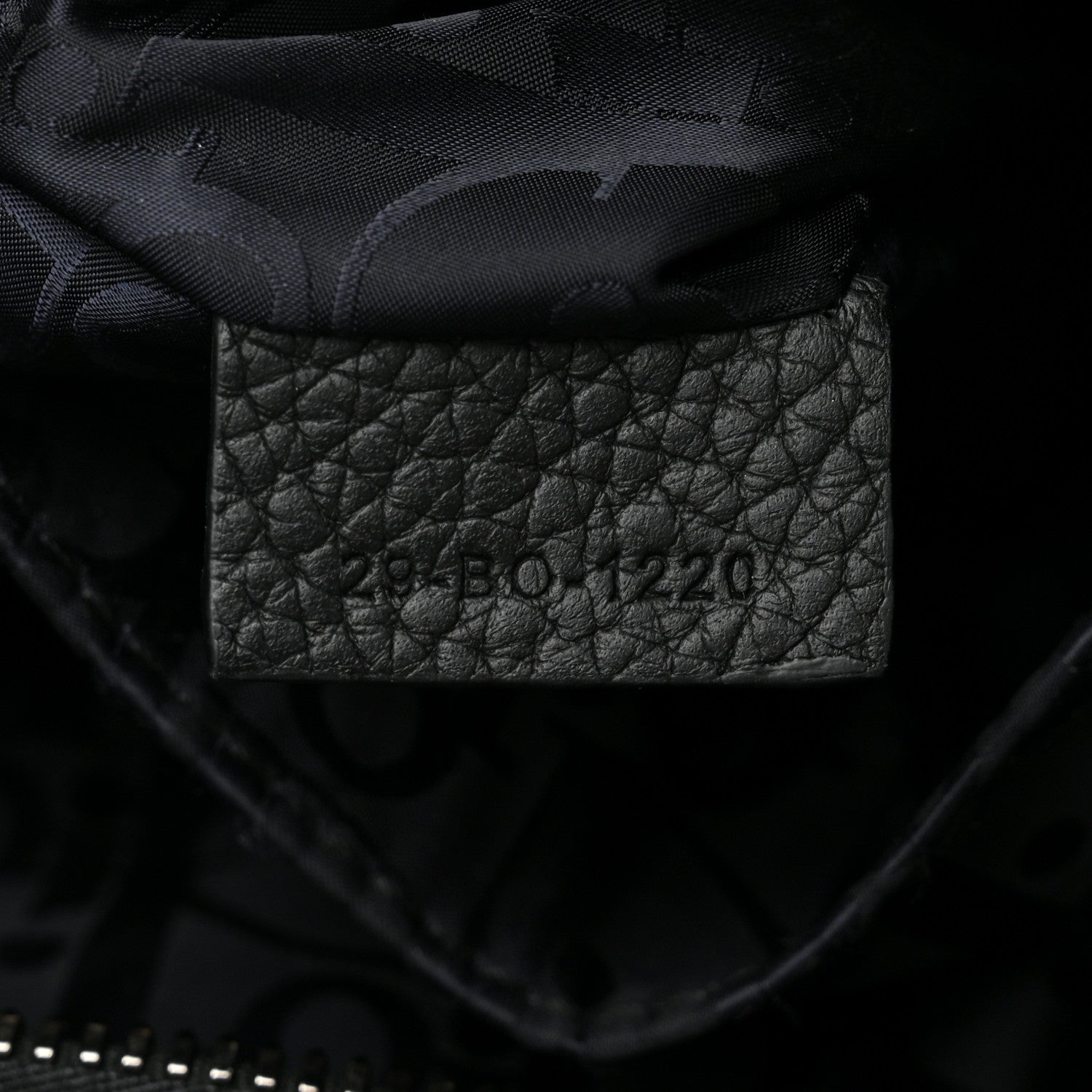 Christian Dior Grained Calfskin Saddle Soft Bag Black 7 of 11