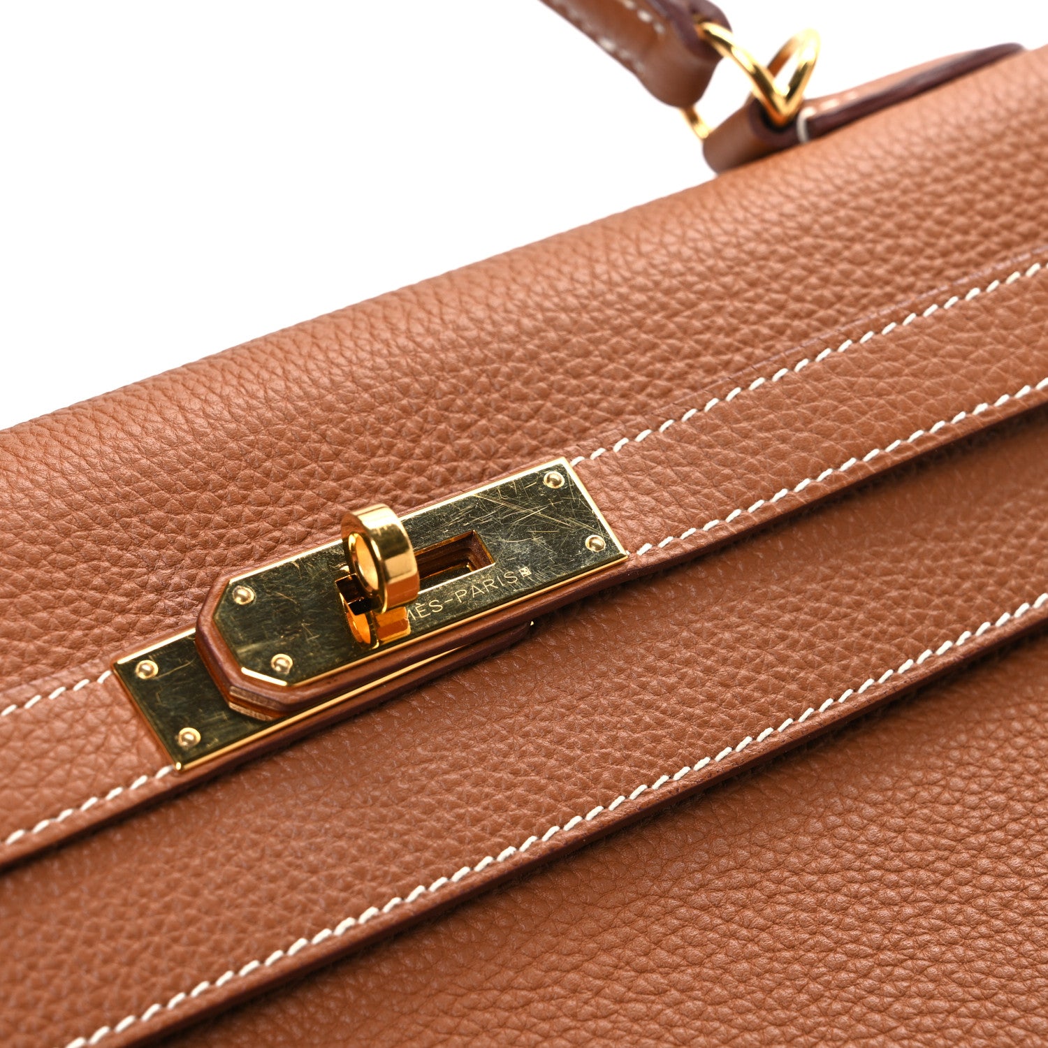 Hermes Togo Kelly Retourne 32 Gold 11 of 11