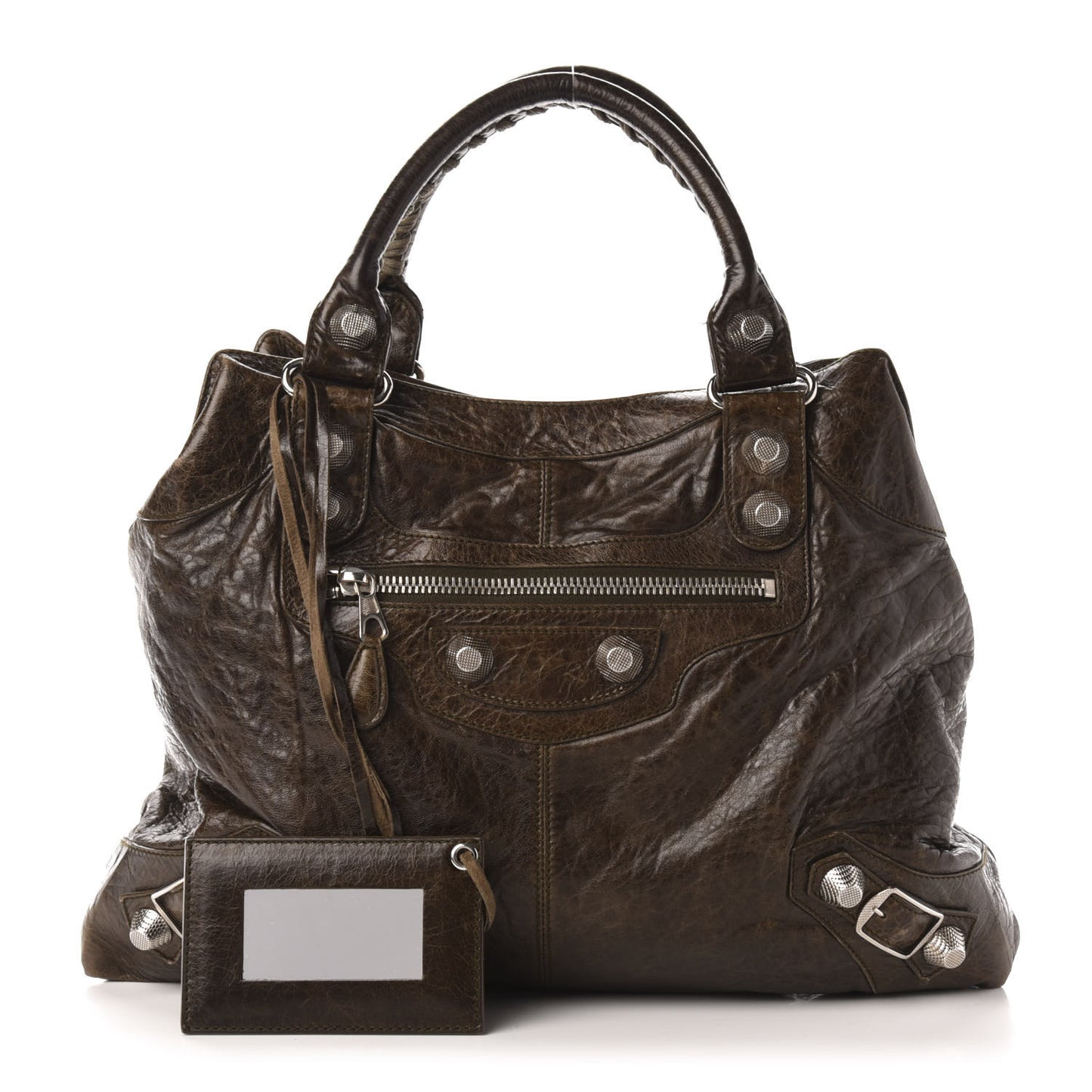 Agneau Giant 21 Silver Hardware Hardware Brief Charbon
