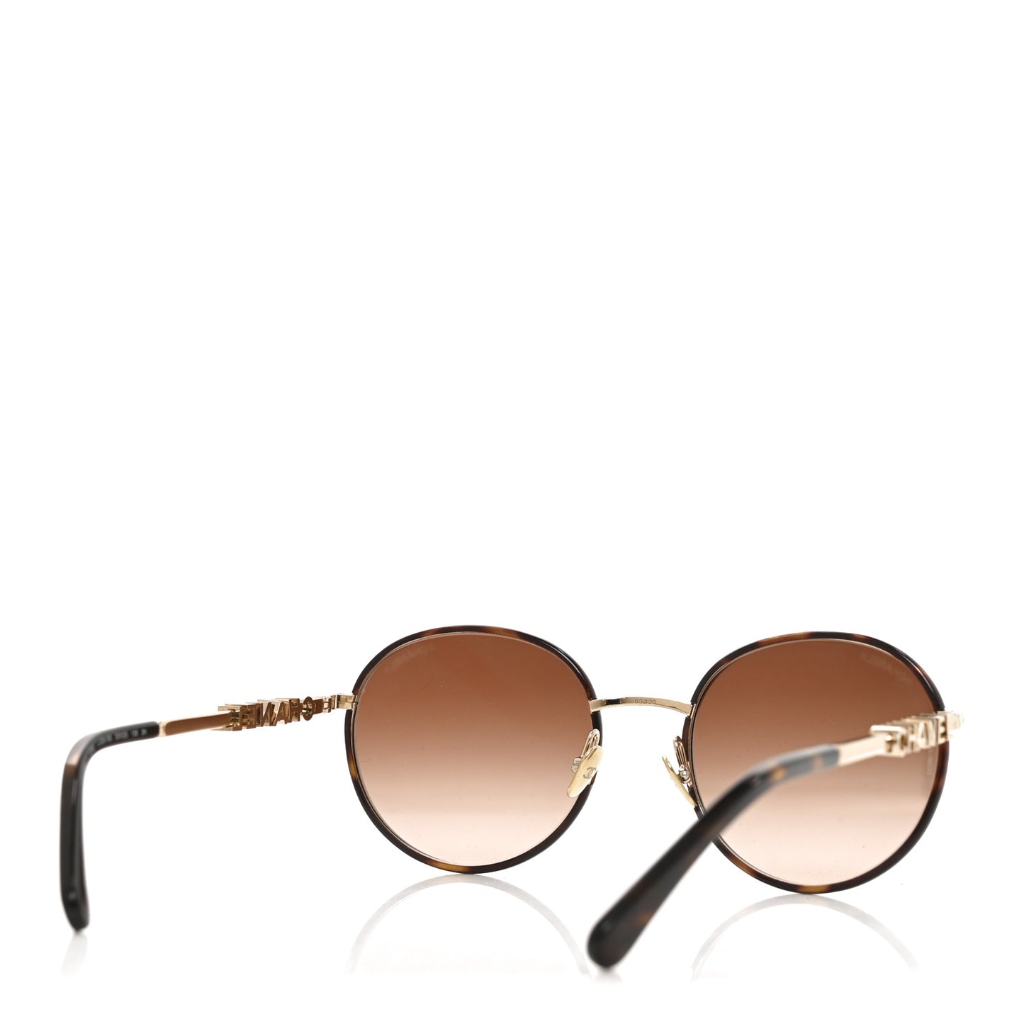 Chain Pantos Sunglasses 4242 Gold Brown