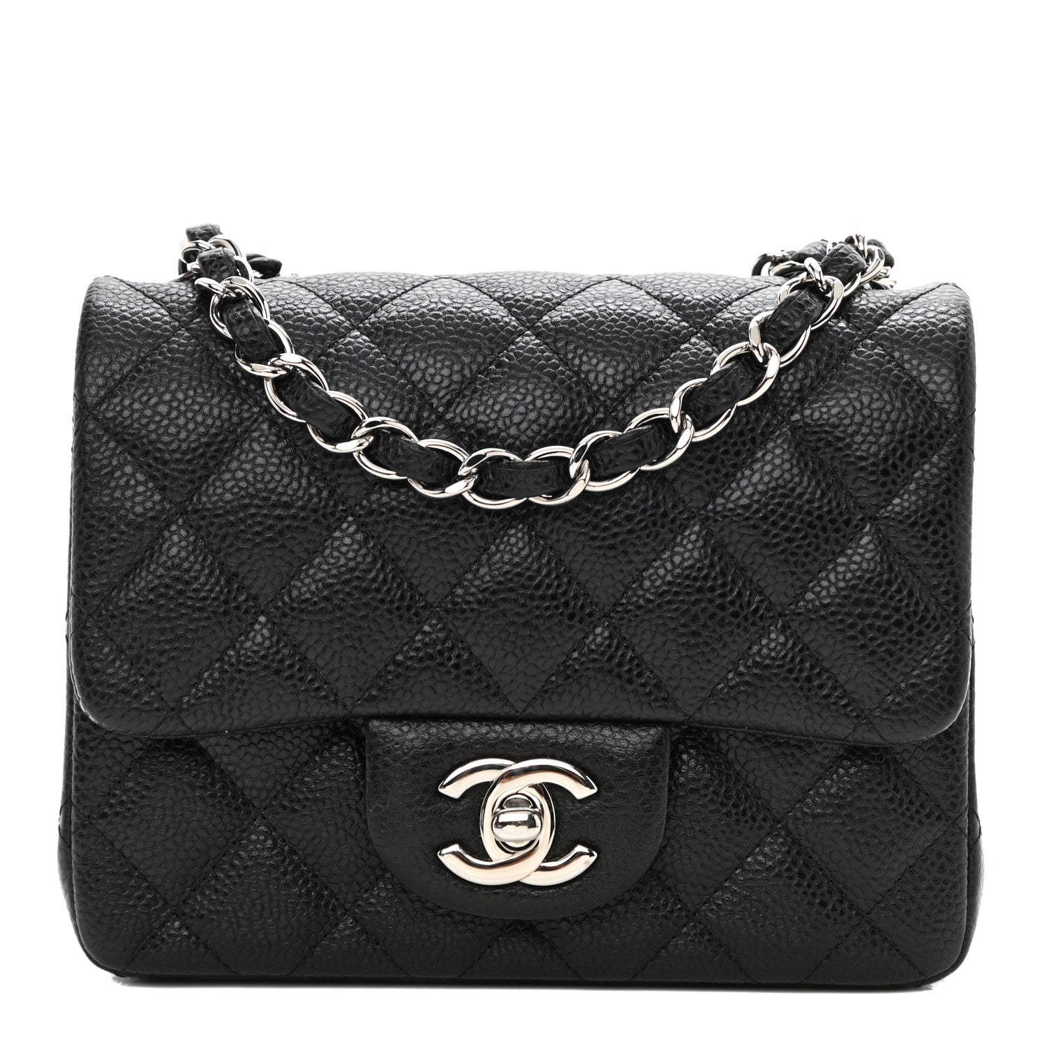Chanel Caviar Quilted Mini Square Flap Black 1 of 9