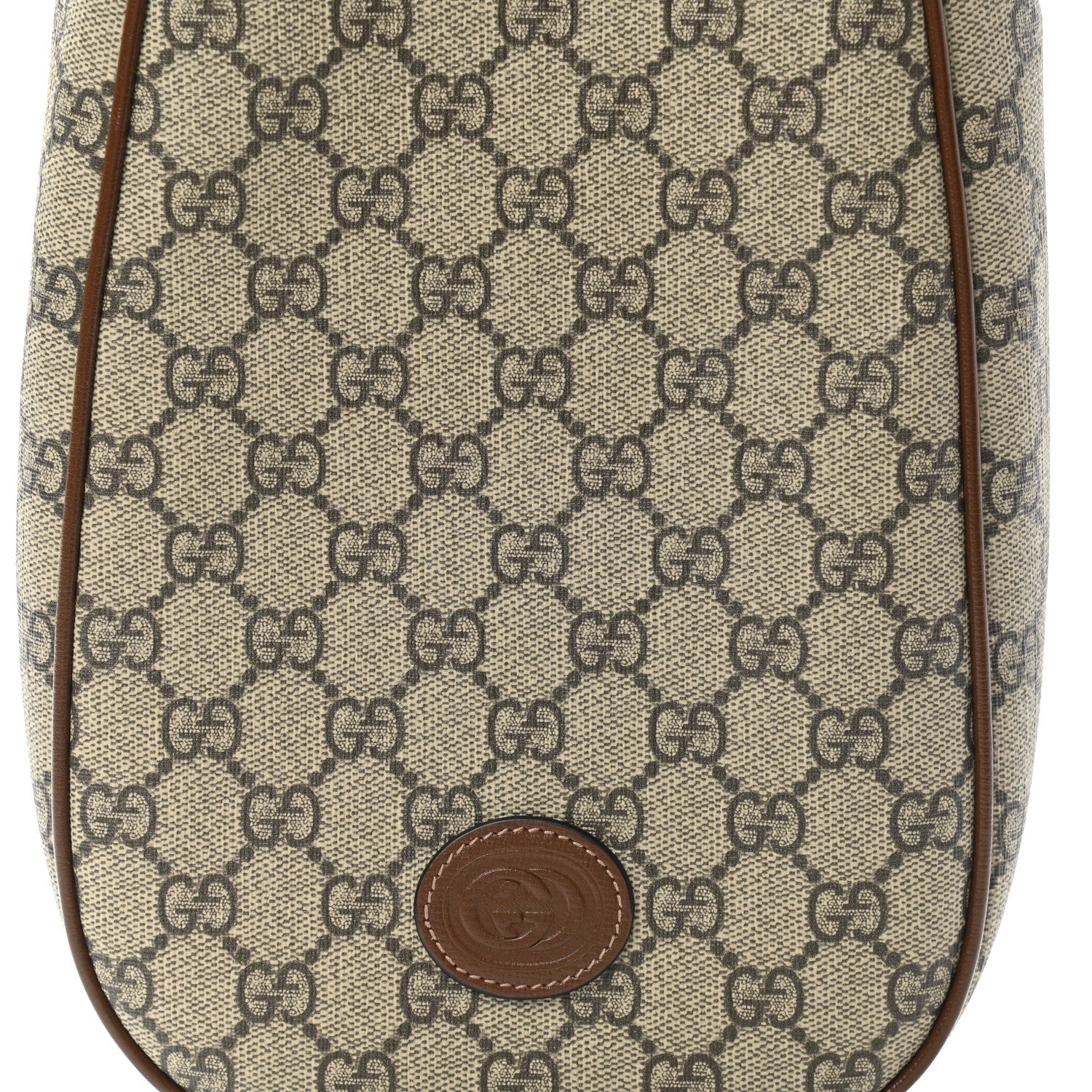 Gucci GG Supreme Monogram Wristlet Brown 8 of 10