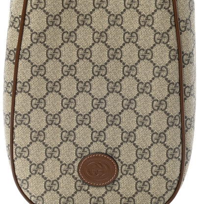 Gucci GG Supreme Monogram Wristlet Brown 8 of 10