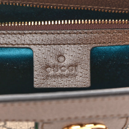 Gucci GG Supreme Monogram Web Medium Ophidia Chain Shoulder Bag Brown 6 of 9
