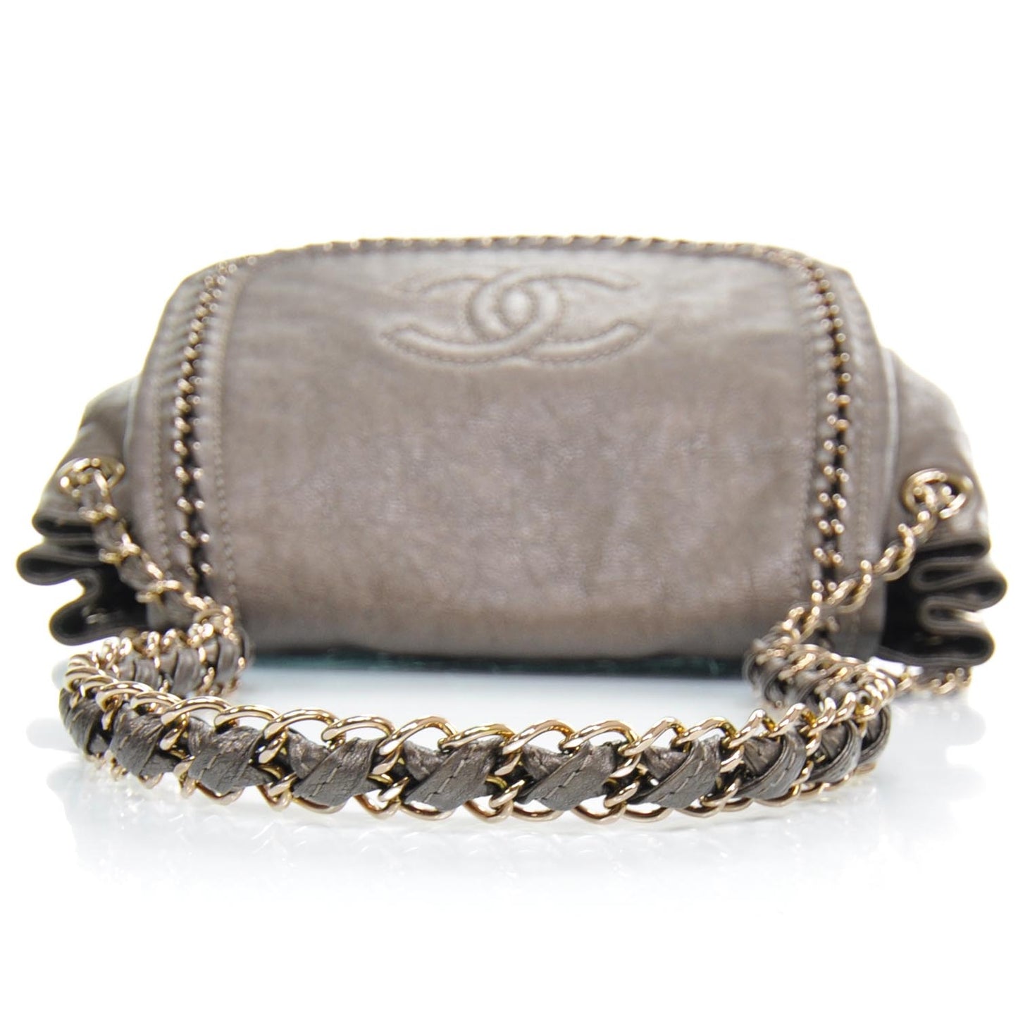 Luxe Ligne Flap Bag Bronze