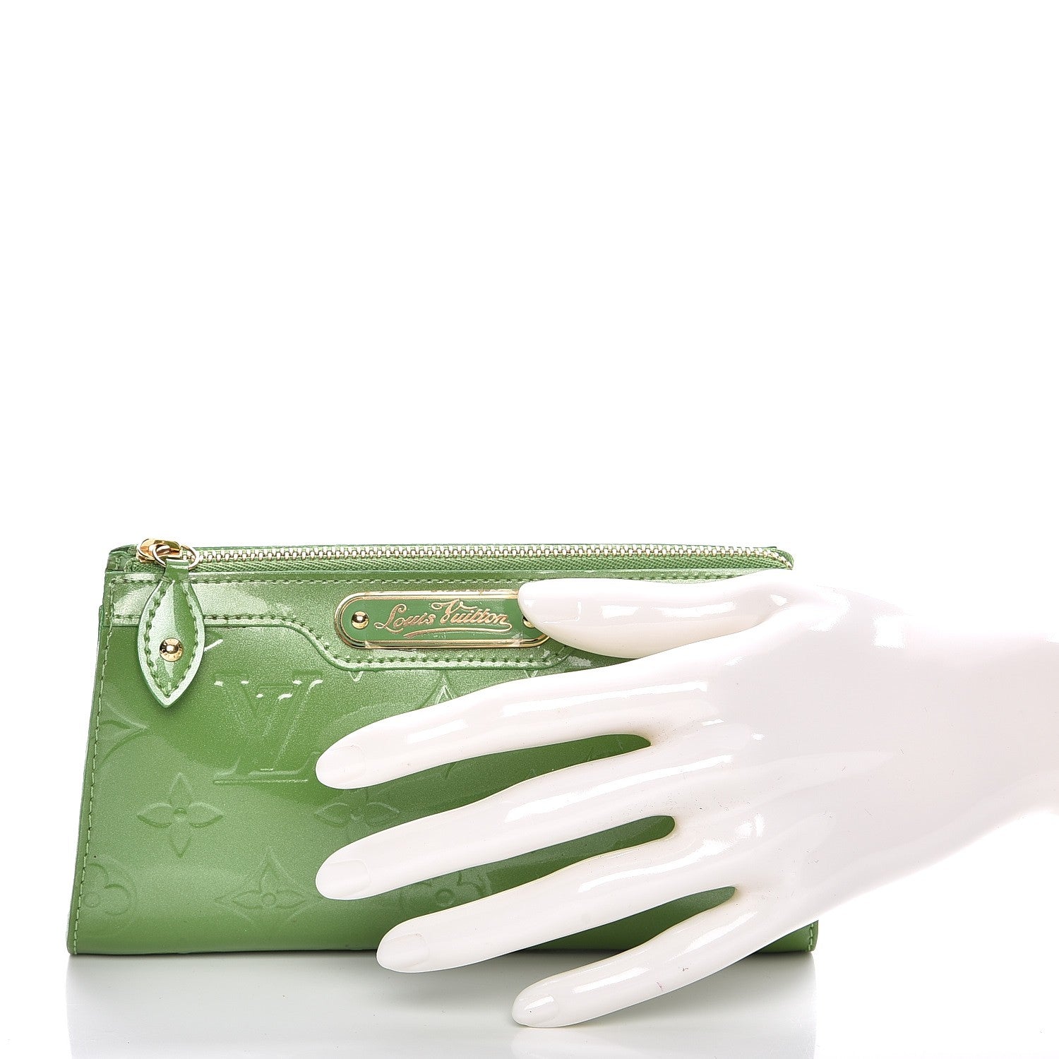Louis Vuitton Vernis Trousse Cosmetic Pouch Vert Tonic 2 of 8
