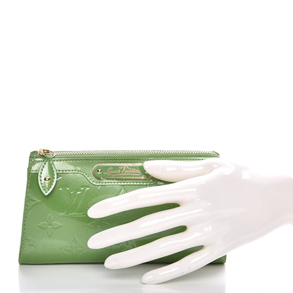 Louis Vuitton Vernis Trousse Cosmetic Pouch Vert Tonic 2 of 8