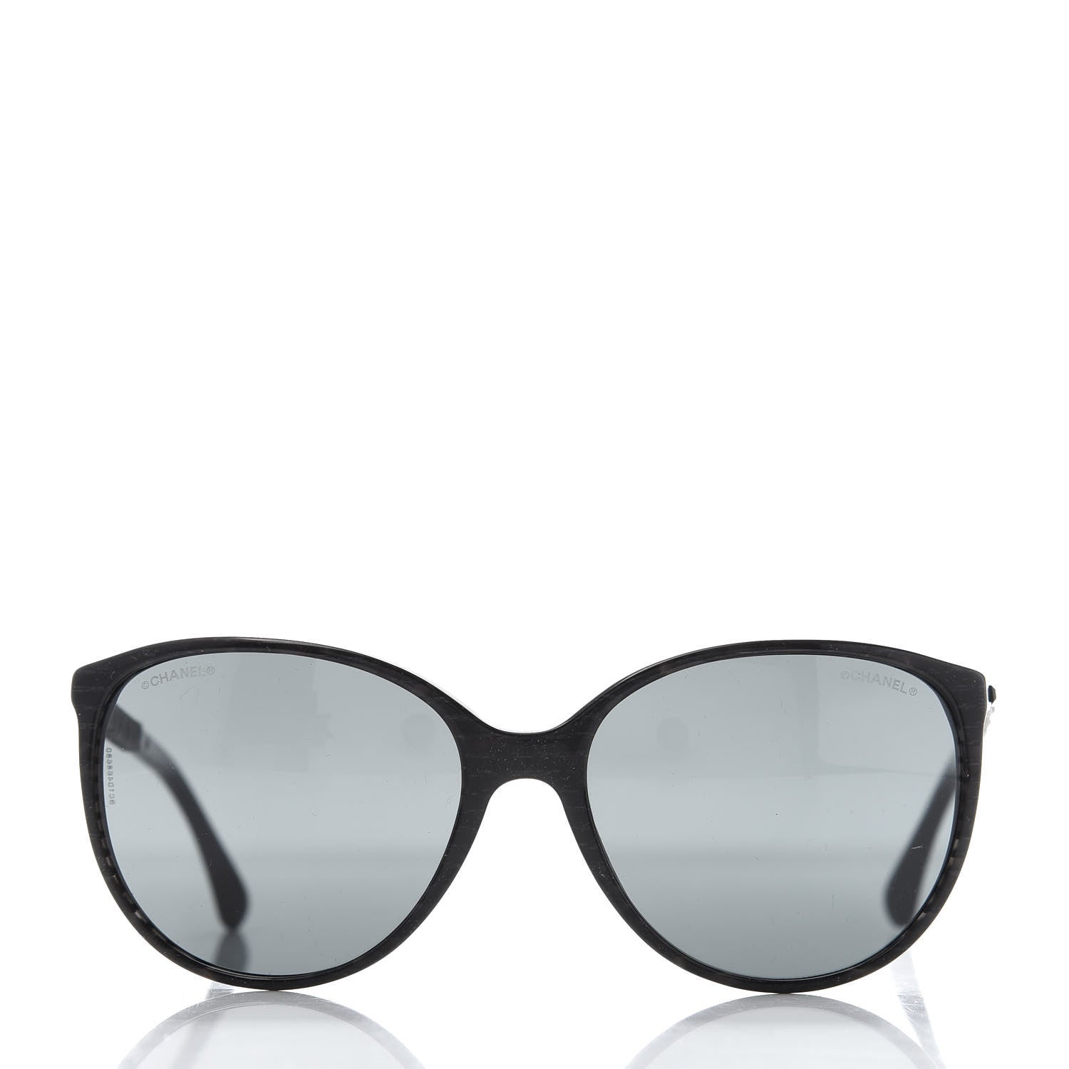 Chanel Crystal CC Sunglasses 5306 Black 2 of 8