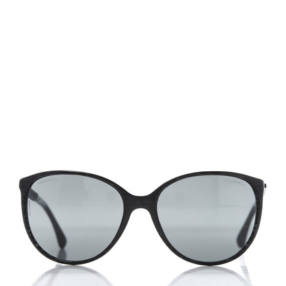 Chanel Crystal CC Sunglasses 5306 Black 2 of 8