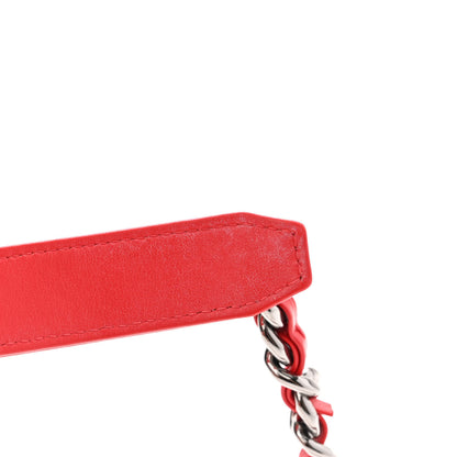 Chanel Tweed Quilted Chanel 19 Wallet On Chain WOC Red White 13 of 14