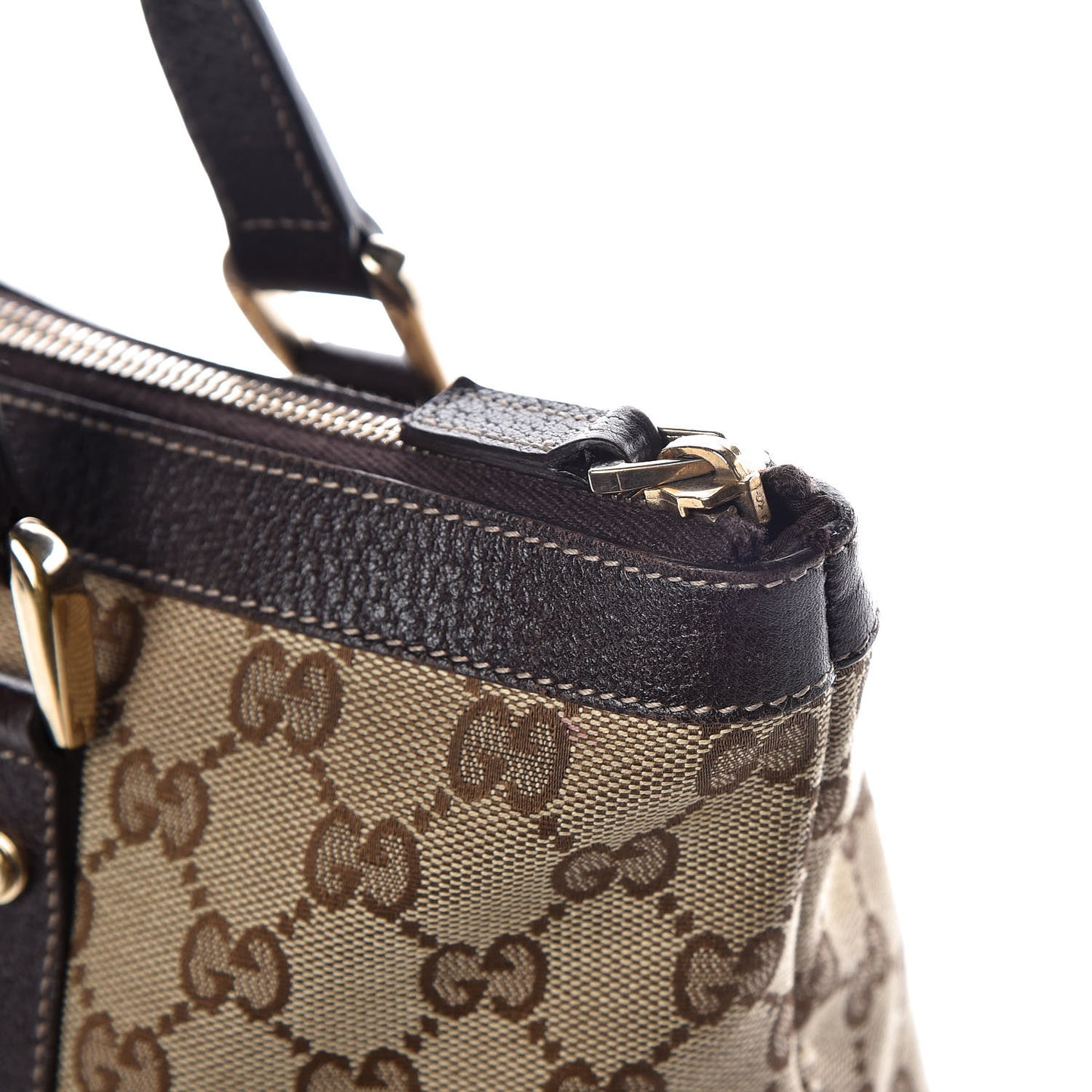 Monogram Medium Abbey Tote Brown