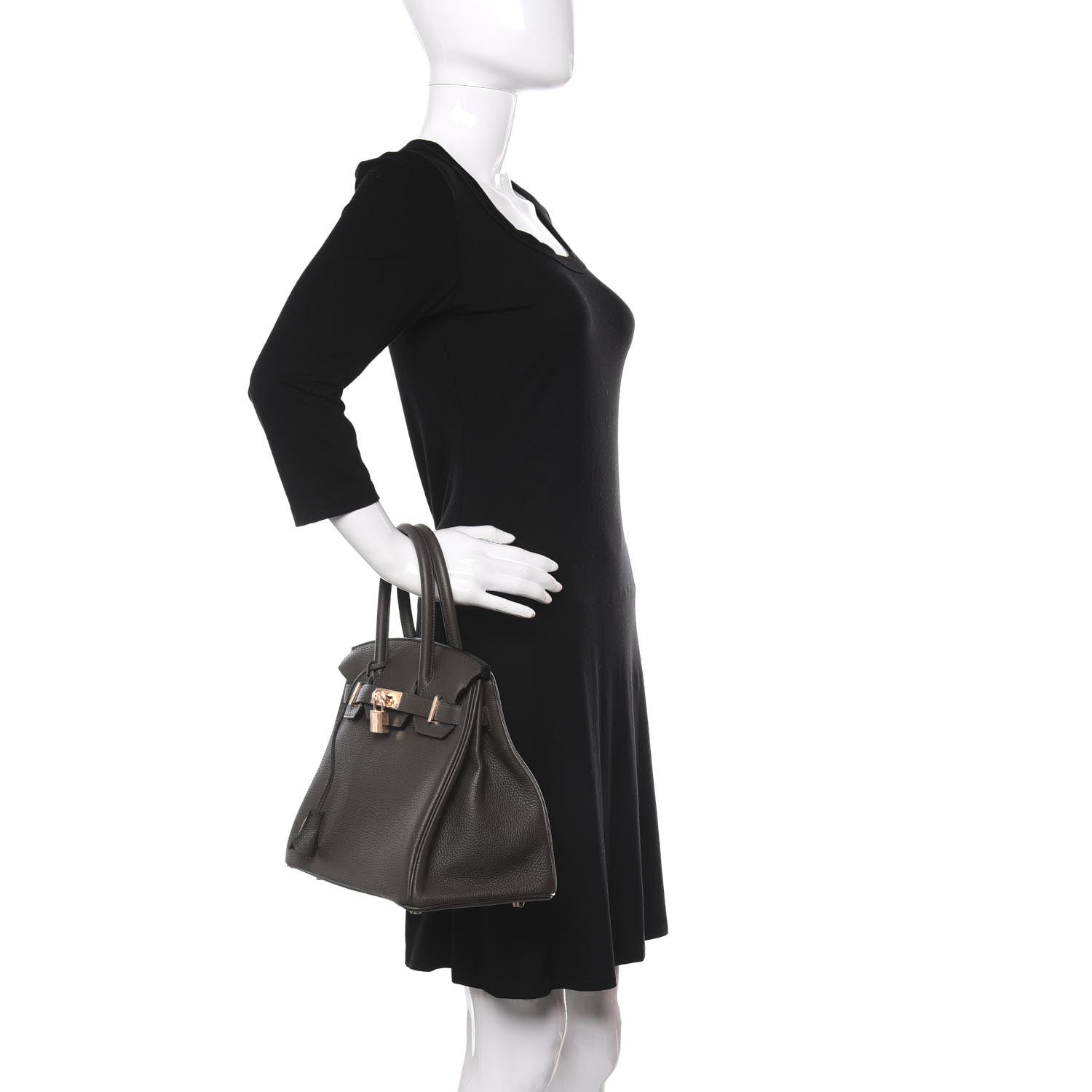 Hermes Togo Birkin 30 Vert De Gris 3 of 12