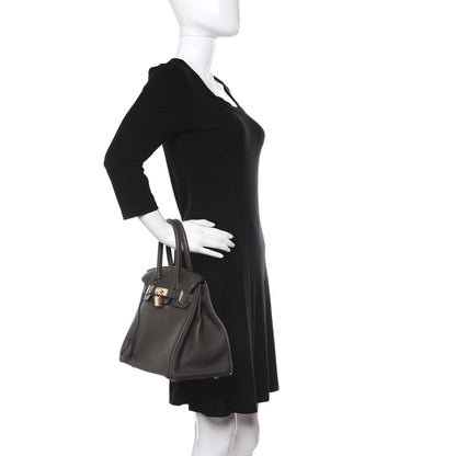 Hermes Togo Birkin 30 Vert De Gris 3 of 12