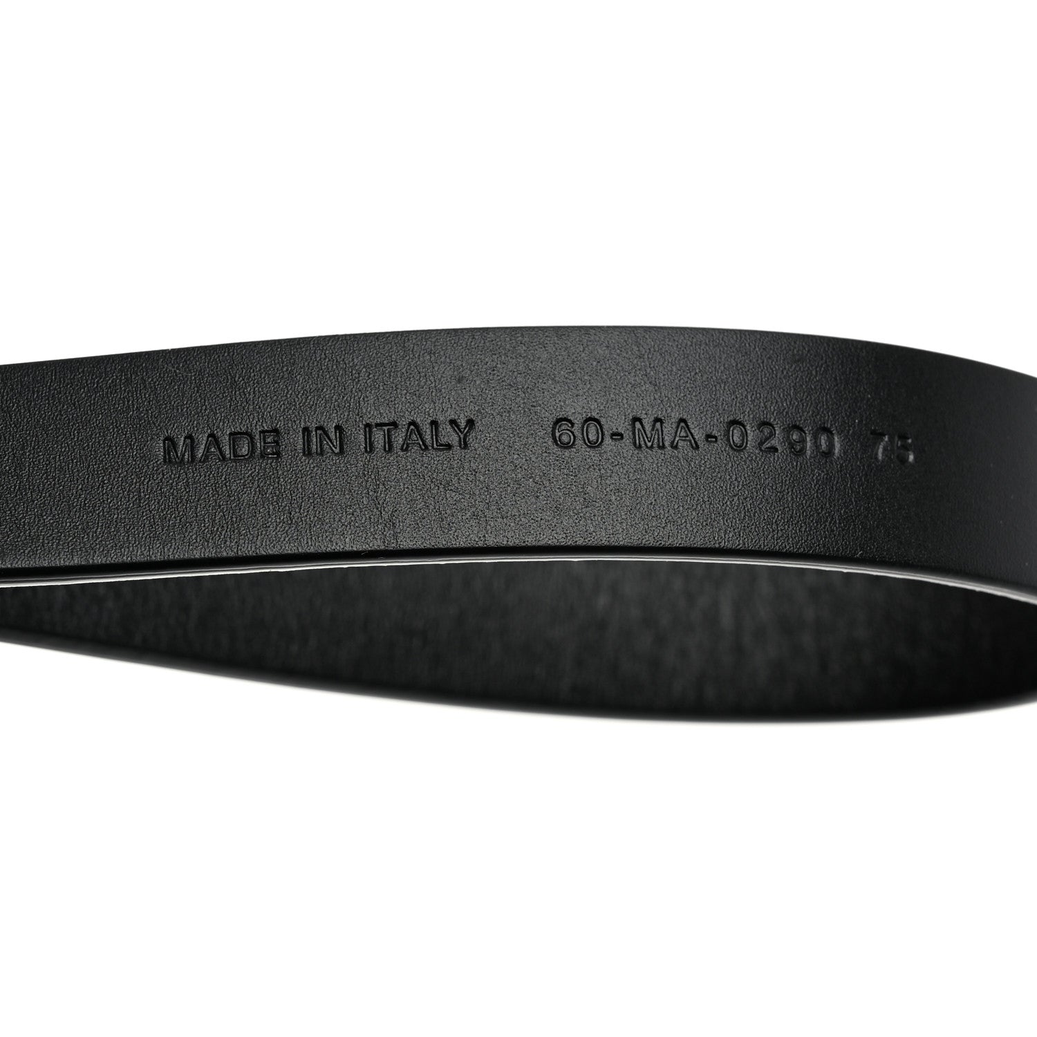 Christian Dior Calfskin Saddle Belt 75 30 Black 3 of 7