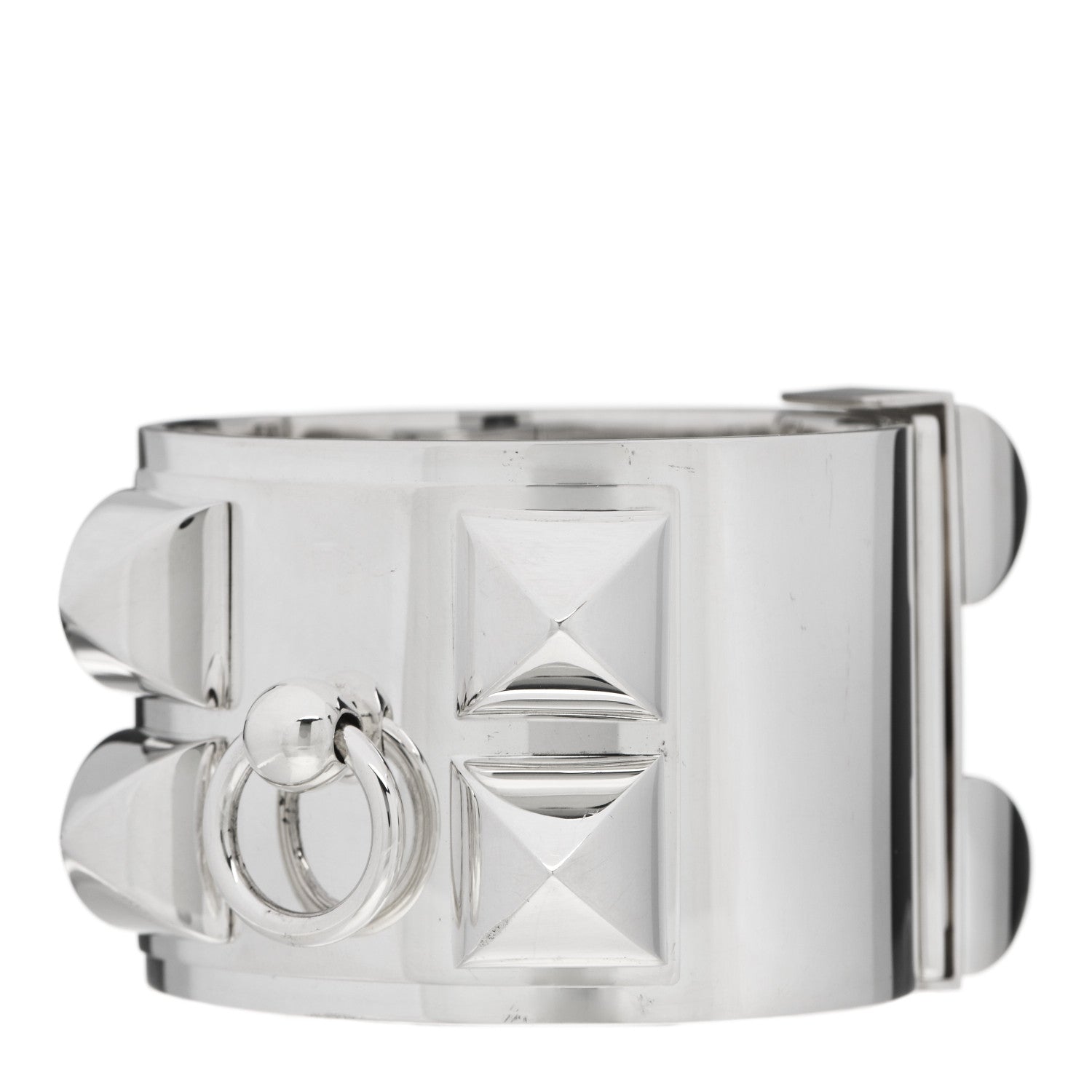 Hermes Sterling Silver Collier De Chien Bracelet SH 1 of 7