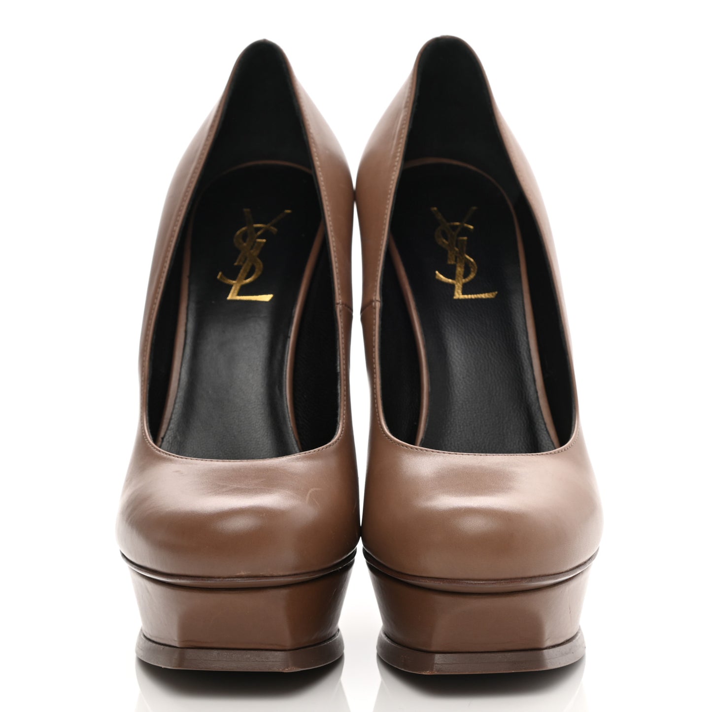 Seta Calfskin Tribute 105 Platform Pumps 38