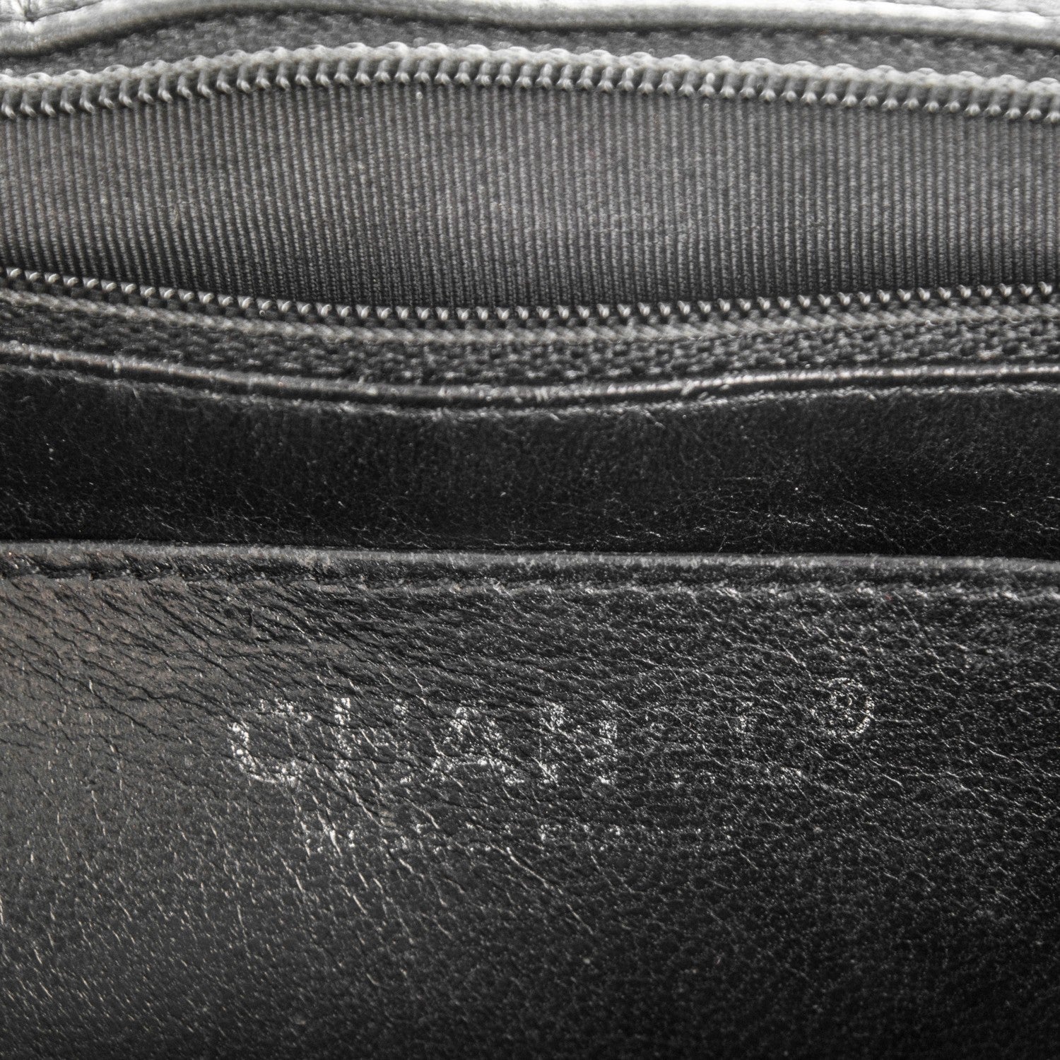 Chanel Distressed Patent Quilted Jumbo Single Flap Black 6 of 7