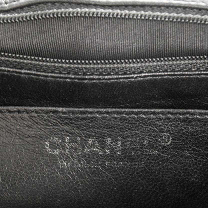 Chanel Distressed Patent Quilted Jumbo Single Flap Black 6 of 7