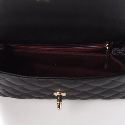 Chanel Caviar Quilted Mini Coco Handle Flap Black 5 of 10